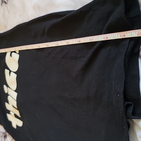 Bella Canvas "thicc." Long Crop Top Gym Tank - Picture 3 of 4